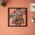 Decoratiune de perete, Triple Goddess, Dimensiune: 45 x 45 cm (1 bucată), Negru