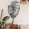 Decoratiune de perete, Autumn, Dimensiune totală: 59 x 94 cm, Negru