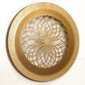 Decoratiune de perete, APT757MAA, Dimensiune: 46 x 46 cm, Auriu