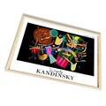Tablou decorativ, 4262AHSKANDINSKY-001, Suport din 100% MDF (Grosime: 2,7 mm), Multicolor