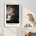 Tablou decorativ, 4262AHSREMBRANDT-001, Suport din 100% MDF (Grosime: 2,7 mm), Multicolor