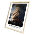 Tablou decorativ, 4262AHSREMBRANDT-001, Suport din 100% MDF (Grosime: 2,7 mm), Multicolor