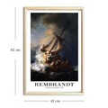 Tablou decorativ, 4262AHSREMBRANDT-001, Suport din 100% MDF (Grosime: 2,7 mm), Multicolor
