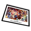 Tablou decorativ, 4262SYHKANDINSKY-004, Suport din 100% MDF (Grosime: 2,7 mm), Multicolor