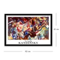 Tablou decorativ, 4262SYHKANDINSKY-004, Suport din 100% MDF (Grosime: 2,7 mm), Multicolor