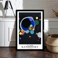 Tablou decorativ, 4262SYHKANDINSKY-031, Suport din 100% MDF (Grosime: 2,7 mm), Multicolor
