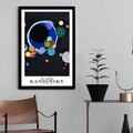 Tablou decorativ, 4262SYHKANDINSKY-031, Suport din 100% MDF (Grosime: 2,7 mm), Multicolor