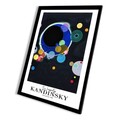 Tablou decorativ, 4262SYHKANDINSKY-031, Suport din 100% MDF (Grosime: 2,7 mm), Multicolor