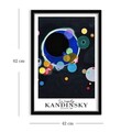 Tablou decorativ, 4262SYHKANDINSKY-031, Suport din 100% MDF (Grosime: 2,7 mm), Multicolor