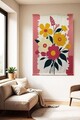 Tablou decorativ, Polybaby 6, Lățime: 70 cm Înălțime: 120 cm, Multicolor