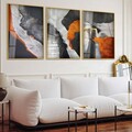 Tablou decorativ, Huhu384, Aluminiu, Multicolor