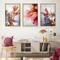 Tablou decorativ, Huhu387, Aluminiu, Multicolor
