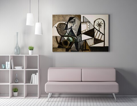 Tablou decorativ, WY318 (70 x 100), Canvas imprimat, Multicolor