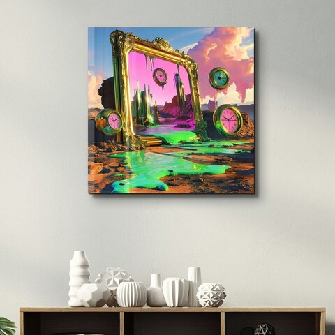 Tablou decorativ, SPK-3003, Dimensiune: 40 x 40 cm, Multicolor
