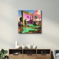 Tablou decorativ, SPK-3003, Dimensiune: 40 x 40 cm, Multicolor