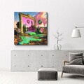 Tablou decorativ, SPK-3003, Dimensiune: 40 x 40 cm, Multicolor