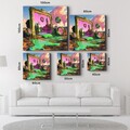 Tablou decorativ, SPK-3003, Dimensiune: 40 x 40 cm, Multicolor