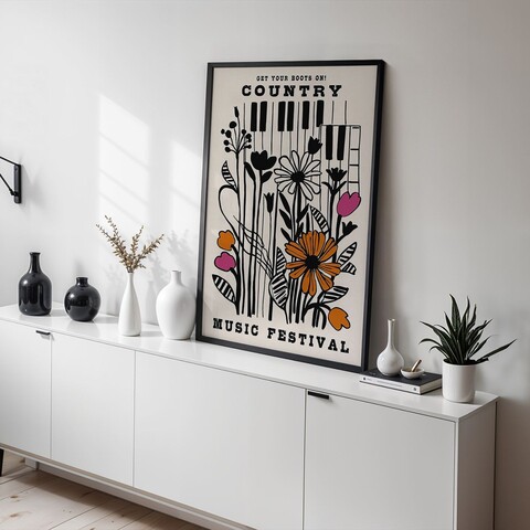 Tablou decorativ, SC11208, Plastic, Multicolor