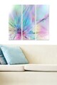 Set 3 tablouri decorative, MDF1022206, 20 x 50 cm, 3 piese, Multicolor