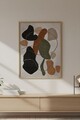 Tablou decorativ, Huhu715, Lemn masiv, Multicolor
