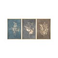 Set 3 tablouri decorative, Huhu242, Lemn masiv, Multicolor