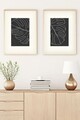 Set 2 tablouri decorative, Huhu20, Lemn masiv, Multicolor