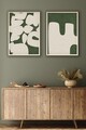 Set 2 tablouri decorative, Huhu202, Lemn masiv, Multicolor