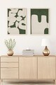 Set 2 tablouri decorative, Huhu202, Lemn masiv, Multicolor