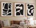 Set 3 tablouri decorative, Huhu201, Lemn masiv, Multicolor
