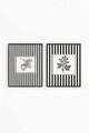 Set 2 tablouri decorative, Czgl1-50 x 70, Lemn masiv, Multicolor