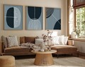 Set 3 tablouri decorative, Huhu214, Lemn masiv, Multicolor