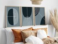 Set 3 tablouri decorative, Huhu214, Lemn masiv, Multicolor
