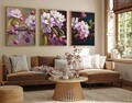 Set 3 tablouri decorative, Huhu218, Lemn masiv, Multicolor