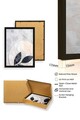 Set 3 tablouri decorative, Huhu466S, Lemn masiv, Multicolor