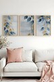 Set 3 tablouri decorative, Huhu476, Cadru: 100% LEMN MASIV (Grosime: 2,5 cm), Multicolor