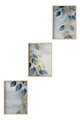 Set 3 tablouri decorative, Huhu476, Cadru: 100% LEMN MASIV (Grosime: 2,5 cm), Multicolor