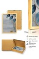 Set 3 tablouri decorative, Huhu476, Cadru: 100% LEMN MASIV (Grosime: 2,5 cm), Multicolor