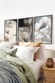 Set 3 tablouri decorative, Huhu480S, Lemn masiv, Multicolor