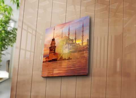 Tablou decorativ, 4545K-42, Dimensiune: 45 x 45 cm, Multicolor
