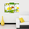 Set 3 tablouri decorative, 3PATK-77, 20 x 39 cm, 2 piese, Multicolor