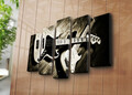 Set 5 tablouri decorative, 5PATK-36, 19 x 70 cm, Multicolor