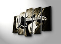 Set 5 tablouri decorative, 5PATK-36, 19 x 70 cm, Multicolor