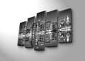 Set 5 tablouri decorative, 5PATK-4, 19 x 70 cm, Multicolor