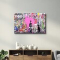 Tablou decorativ, CAM-3052, Dimensiune: 35 x 55 cm, Multicolor