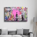 Tablou decorativ, CAM-3052, Dimensiune: 35 x 55 cm, Multicolor