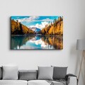 Tablou decorativ, OGLS-1128, Dimensiune: 35 x 55 cm, Multicolor