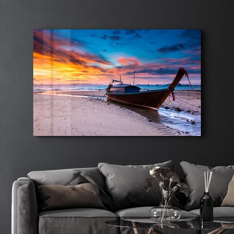 Tablou decorativ, OGLS-1161, Dimensiune: 35 x 55 cm, Multicolor