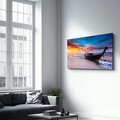 Tablou decorativ, OGLS-1161, Dimensiune: 35 x 55 cm, Multicolor