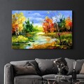 Tablou decorativ, OGLS-7093, Dimensiune: 35 x 55 cm, Multicolor