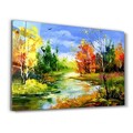 Tablou decorativ, OGLS-7093, Dimensiune: 35 x 55 cm, Multicolor